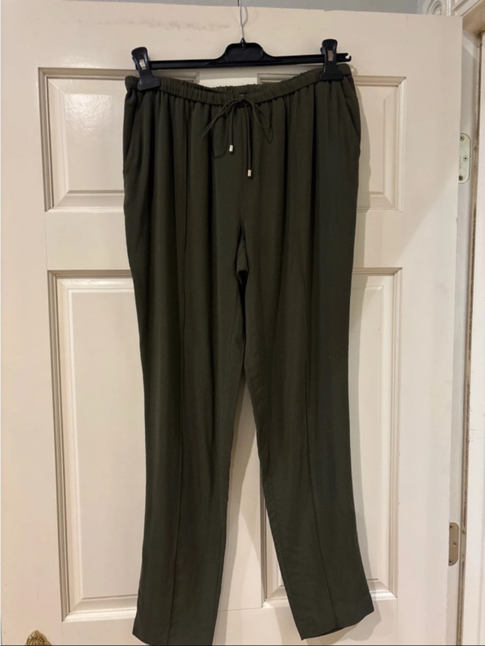 Haute Hippie Olive Drawstring Track Pants